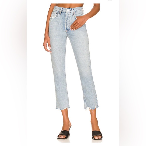 Agolde Denim - Agolde Riley High Rise Straight Crop in Curio Size 30